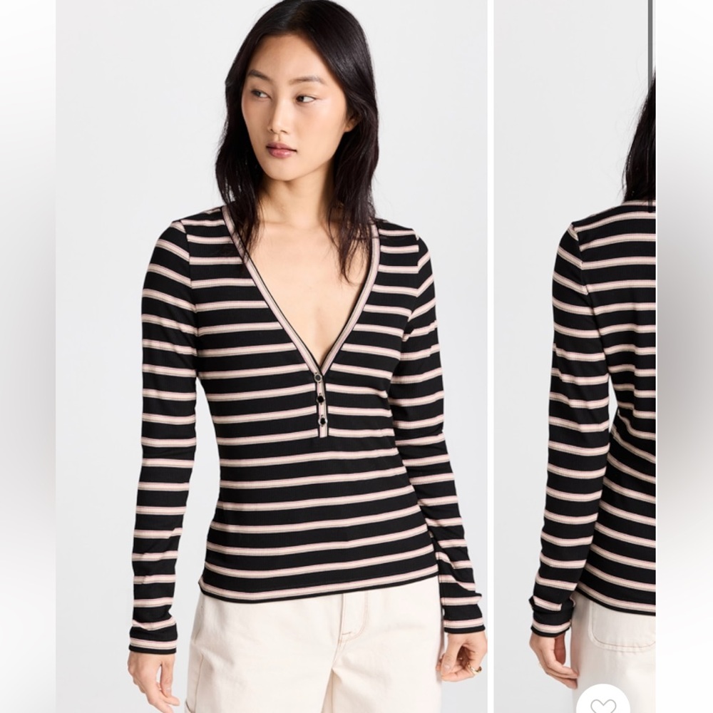 Veronica Beard Shailee Henley Tee